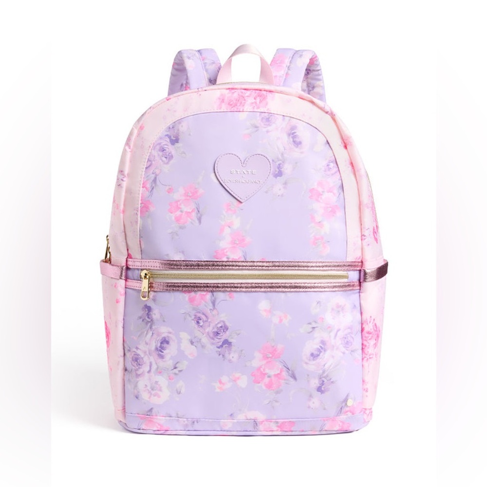 State x LoveShackFancy Kane Double Pocket Backpack - Happy Thoughts